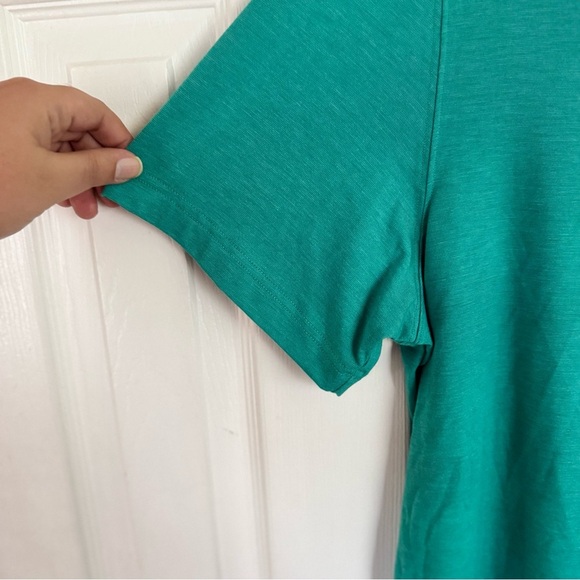 George Men's XL Poly Polo Shirt Tropical Jade Heather Short Sleeve Stretch Golf - Picture 6 of 10